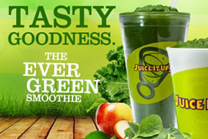 Permalink to: Juice It Up! Selects Blue C to Help Launch Ever Green Smoothie Promotion JIU